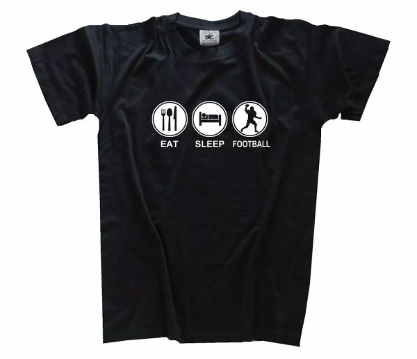 eat sleep football americano t-shirt s-xxxl, White;black
eat sleep football americano t-shirt s-xxxl, White;black