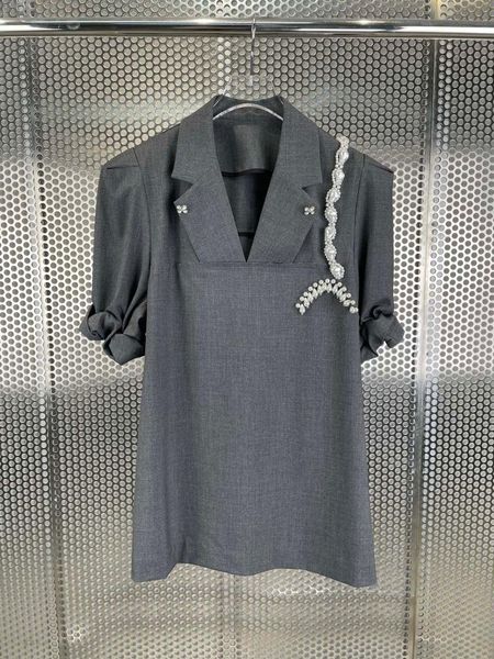 women's blouses & shirts 2021 women fashion short-sleeved casual solid color beaded 0617, White
women's blouses & shirts 2021 women fashion short-sleeved casual solid color beaded 0617, White