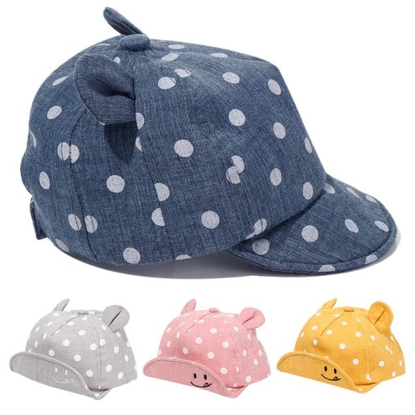 children cute sun hat with ears girl boy polka dot baby cotton spring summer born pography road baseball cap caps & hats, Yellow
children cute sun hat with ears girl boy polka dot baby cotton spring summer born pography road baseball cap caps & hats, Yellow