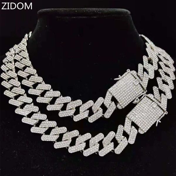 chains men hip hop chain necklace 20mm width rhombus cuban iced out bling hiphop fashion charm jewelry, Silver
chains men hip hop chain necklace 20mm width rhombus cuban iced out bling hiphop fashion charm jewelry, Silver