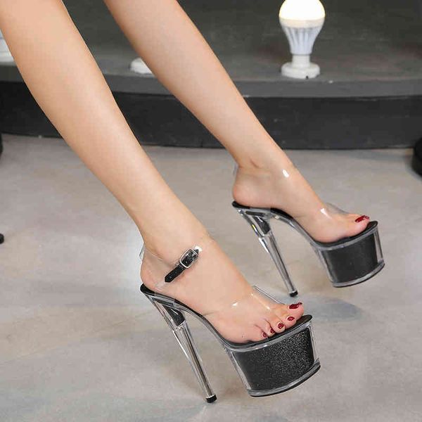 dress shoes transparent crystal nightclub car super high heels 15 17 cm stiletto platform sandals strippers fkl3, Black
dress shoes transparent crystal nightclub car super high heels 15 17 cm stiletto platform sandals strippers fkl3, Black