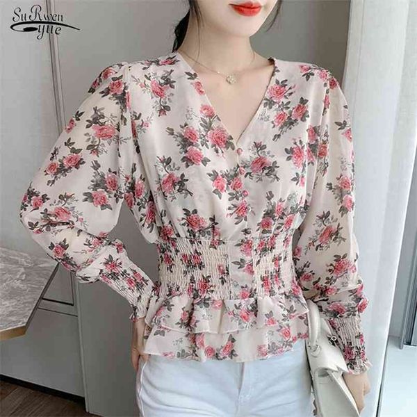 print floral woman shirt v-neck long sleeve korean autumn chiffon blouse women chic blusas office lady clothing 10585 210421, White
print floral woman shirt v-neck long sleeve korean autumn chiffon blouse women chic blusas office lady clothing 10585 210421, White