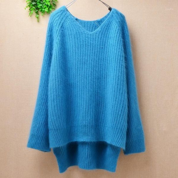women's sweaters super fashion women female bule color v-neck long sleeves slit tail oversize sweater mink cashmere knitted cloth pullo, White;black
women's sweaters super fashion women female bule color v-neck long sleeves slit tail oversize sweater mink cashmere knitted cloth pullo, White;black