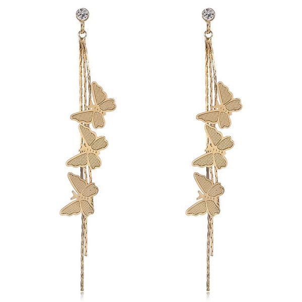dangle & chandelier korean earrings insect butterfly long tassel for women fashion jewelry oorbellen brincos aretes de mujer drop, Silver
dangle & chandelier korean earrings insect butterfly long tassel for women fashion jewelry oorbellen brincos aretes de mujer drop, Silver