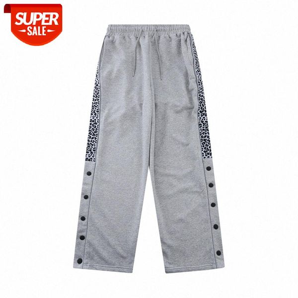leopard print stitching casual trousers men's side-breasted slit loose straight-leg cropped #ez3e, Black
leopard print stitching casual trousers men's side-breasted slit loose straight-leg cropped #ez3e, Black