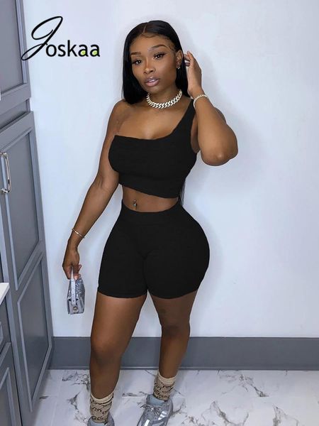 joskaa solid summer casual suits one shoulder crop tank and elastic skinny biker shorts 2 pcs sets 2021 club outfits women's tracks, Gray
joskaa solid summer casual suits one shoulder crop tank and elastic skinny biker shorts 2 pcs sets 2021 club outfits women's tracks, Gray