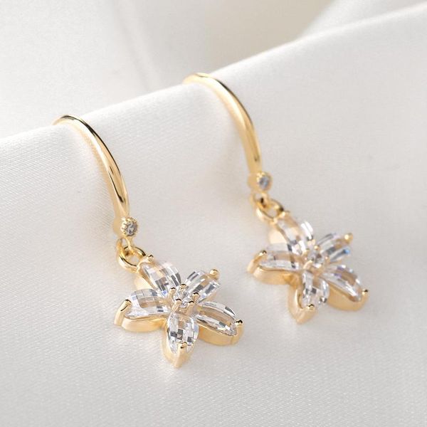 dangle & chandelier european and american classic exquisite flower earrings, female shape pendant five-leaf ear hooks, Silver
dangle & chandelier european and american classic exquisite flower earrings, female shape pendant five-leaf ear hooks, Silver
