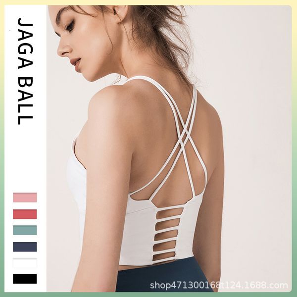 female hollow out sports underwear running fitns shockproof gathered back yoga vt bra, Black;white
female hollow out sports underwear running fitns shockproof gathered back yoga vt bra, Black;white