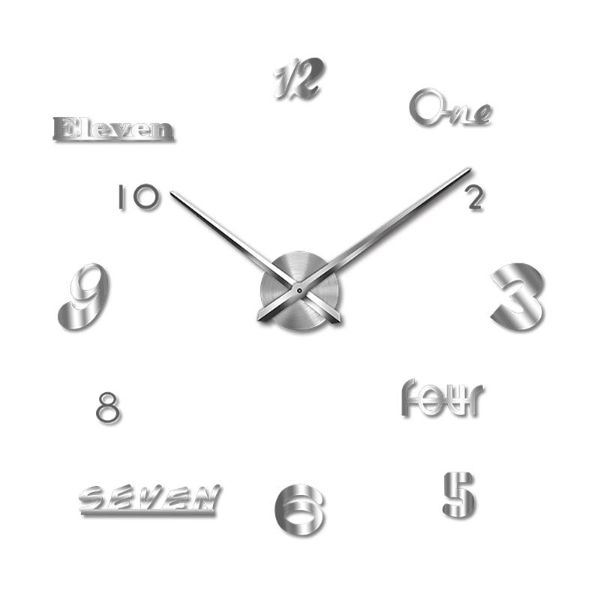 wall clocks diy acrylic mirror clock big quartz watch still life modern living room home decoration 3d decorative stickers 
wall clocks diy acrylic mirror clock big quartz watch still life modern living room home decoration 3d decorative stickers