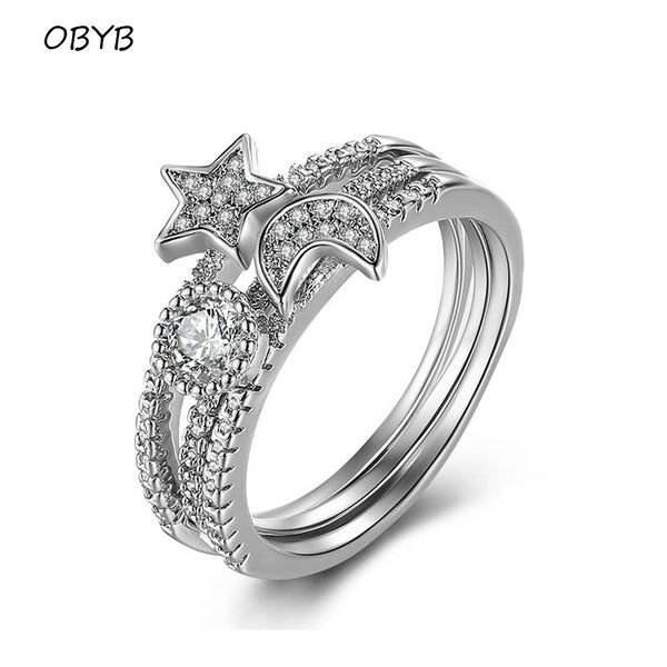 wedding rings fashion punk star moon shape silver jewelry for women accessories multilayer round cubic zirconia stone crystal, Slivery;golden
wedding rings fashion punk star moon shape silver jewelry for women accessories multilayer round cubic zirconia stone crystal, Slivery;golden