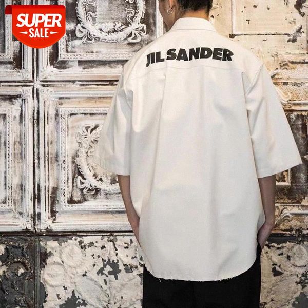 niche brand jil sander minimalist back letter logo street loose tooling couple short-sleeved shirt men #sw4h, White;black
niche brand jil sander minimalist back letter logo street loose tooling couple short-sleeved shirt men #sw4h, White;black
