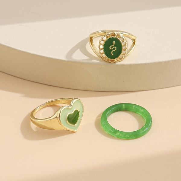 wedding rings fltmrh inlaid snake flower ring creative sweet peach heart dripping oil set 3-piece green index finger, Slivery;golden
wedding rings fltmrh inlaid snake flower ring creative sweet peach heart dripping oil set 3-piece green index finger, Slivery;golden