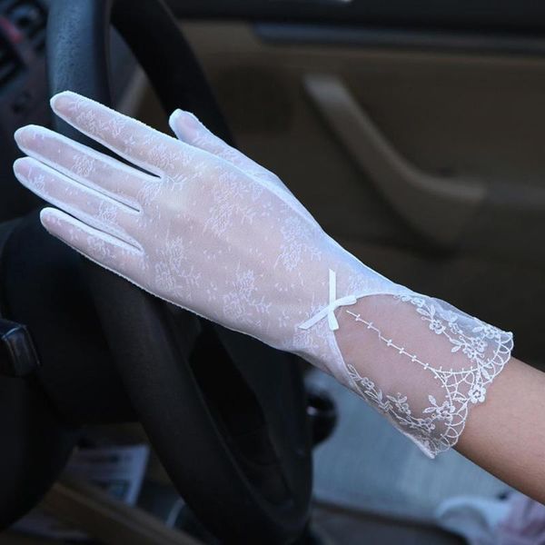 women gloves see through floral lace thin anti uv slip touch screen driving gloves breathable full finger long mittens 6 colors, Blue;gray
women gloves see through floral lace thin anti uv slip touch screen driving gloves breathable full finger long mittens 6 colors, Blue;gray