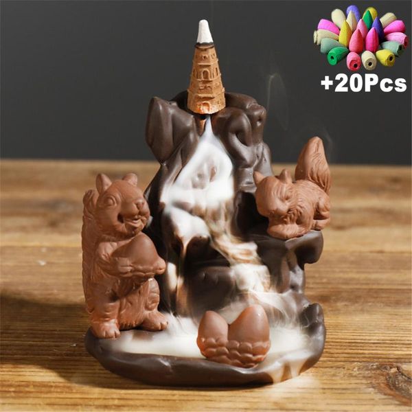 fragrance lamps +20cones handmade creative home decoration cute squirrel pine cone chinese tea pet rockery waterfall back flow incense burne
fragrance lamps +20cones handmade creative home decoration cute squirrel pine cone chinese tea pet rockery waterfall back flow incense burne