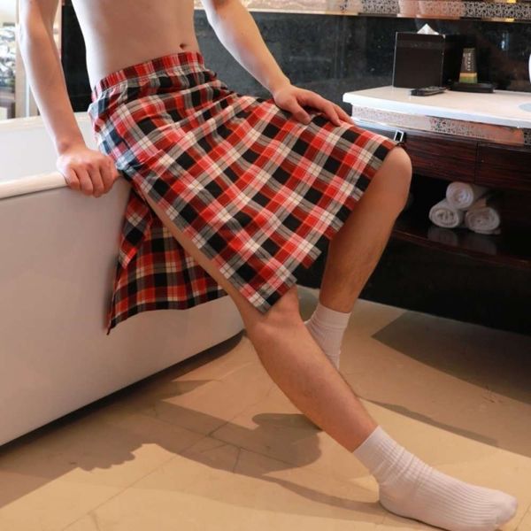 bathrobe men's underwear lattice control british style cotton nightdress pajamas bathrobe leisure a15jq
bathrobe men's underwear lattice control british style cotton nightdress pajamas bathrobe leisure a15jq