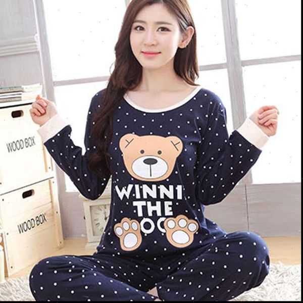 autumn winter pajama sets womens tracksuits cartoon print long sleeves sweet cute female loose sleepwear, Gray
autumn winter pajama sets womens tracksuits cartoon print long sleeves sweet cute female loose sleepwear, Gray