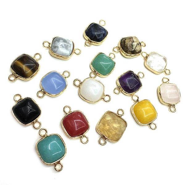charms natural stone amethyst rose quartz crystal agate connector handmade crafts diy necklace earrings jewelry accessories gift making, Bronze;silver
charms natural stone amethyst rose quartz crystal agate connector handmade crafts diy necklace earrings jewelry accessories gift making, Bronze;silver