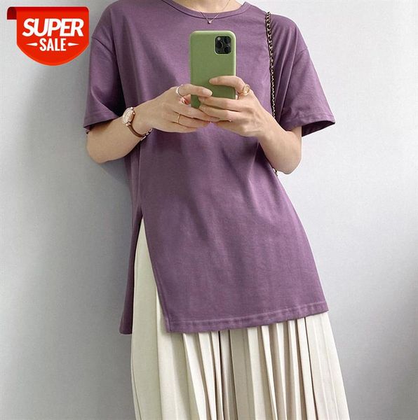 zhi chenxi split t-shirt women mid-length short-sleeved loose white asymmetric student 6006 #kc14, Black;gray
zhi chenxi split t-shirt women mid-length short-sleeved loose white asymmetric student 6006 #kc14, Black;gray