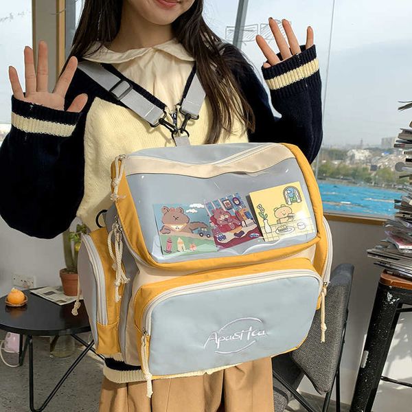 2021 multi-functional three use female korean chic soft girl cute backpack middle school students' versatile schoolbag
2021 multi-functional three use female korean chic soft girl cute backpack middle school students' versatile schoolbag
