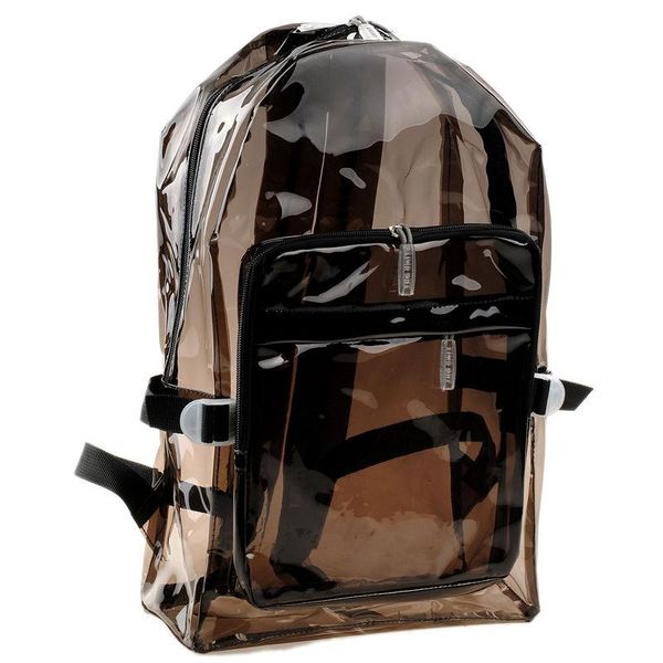 backpack clear pvc women transparent fashion solid travel school bag for teenage girls high capacity mochila
backpack clear pvc women transparent fashion solid travel school bag for teenage girls high capacity mochila
