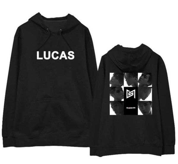 women's hoodies & sweatshirts kpop superm member name/po printing pullover autumn winter fleece/thin loose sweatshirt, Black
women's hoodies & sweatshirts kpop superm member name/po printing pullover autumn winter fleece/thin loose sweatshirt, Black