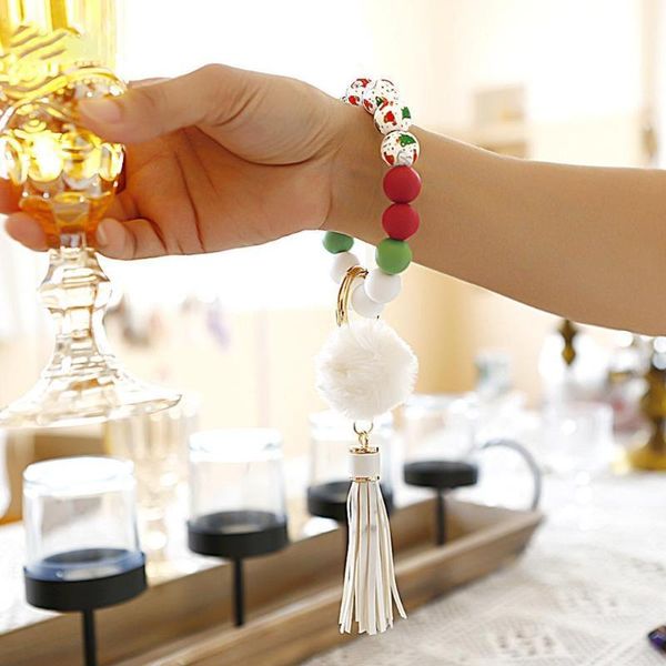 keychains keychain ornaments tassel hair balls christmas themed small gifts cute portable for girl women, Silver
keychains keychain ornaments tassel hair balls christmas themed small gifts cute portable for girl women, Silver