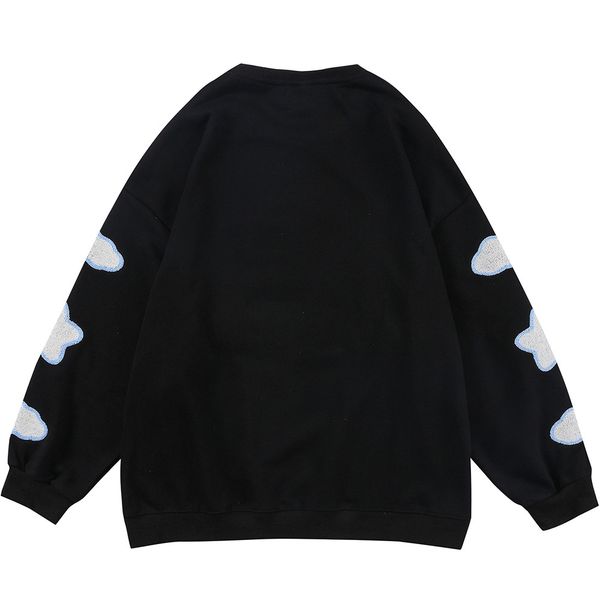men's hoodies & sweatshirts aolamegs beautiful male sweatshirt hairy cloud patched the neck-neck pulley casual baggy hip hop harajuku f, Black
men's hoodies & sweatshirts aolamegs beautiful male sweatshirt hairy cloud patched the neck-neck pulley casual baggy hip hop harajuku f, Black
