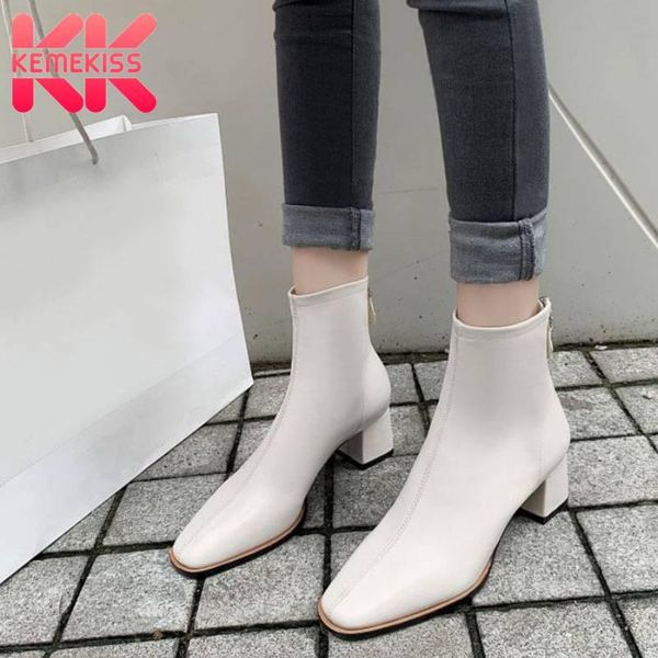 boots kemekiss real leather woman ankle fashion zipper high heel winter shoes warm short boot office footwear size 34-39, Black
boots kemekiss real leather woman ankle fashion zipper high heel winter shoes warm short boot office footwear size 34-39, Black