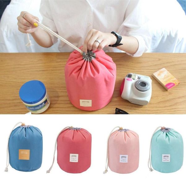 storage bags portable cylindrical cosmetic bag outdoor travel large drawstring waterproof capacity with nylon h0b0
storage bags portable cylindrical cosmetic bag outdoor travel large drawstring waterproof capacity with nylon h0b0