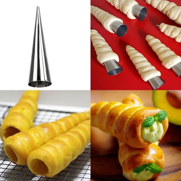 baking moulds niceyard 5pcs spiral croissant tubes horn bread pastry stainless steel cake mold cones kitchen supplies
baking moulds niceyard 5pcs spiral croissant tubes horn bread pastry stainless steel cake mold cones kitchen supplies