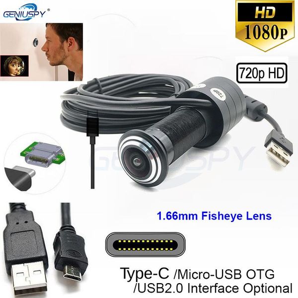 geniuspy 1.66mm fisheye lens door hd camera eye viewer peephole 1080p 2mp 720p otg type-c driver wide angle usb web cam ip cameras
geniuspy 1.66mm fisheye lens door hd camera eye viewer peephole 1080p 2mp 720p otg type-c driver wide angle usb web cam ip cameras