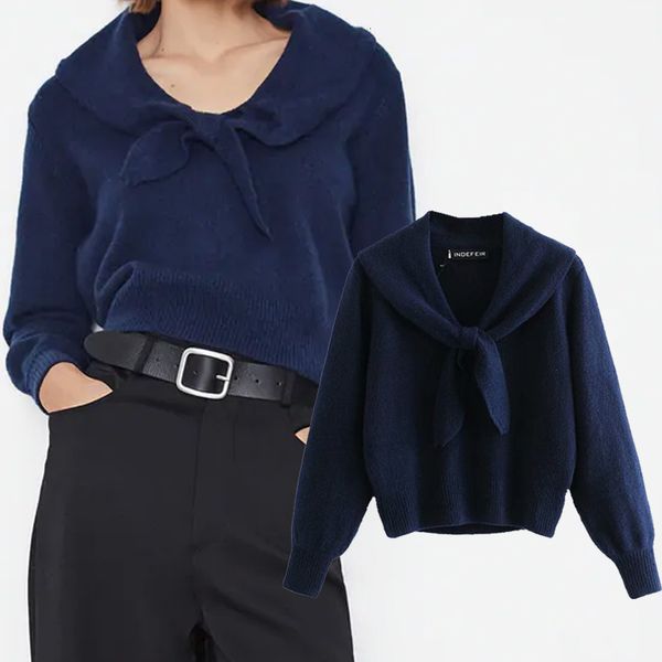 women's sweaters women autumn bow tie decoration knit sweater solid color thick sweater girl long sleeve casual loose pullovers sa, White;black
women's sweaters women autumn bow tie decoration knit sweater solid color thick sweater girl long sleeve casual loose pullovers sa, White;black
