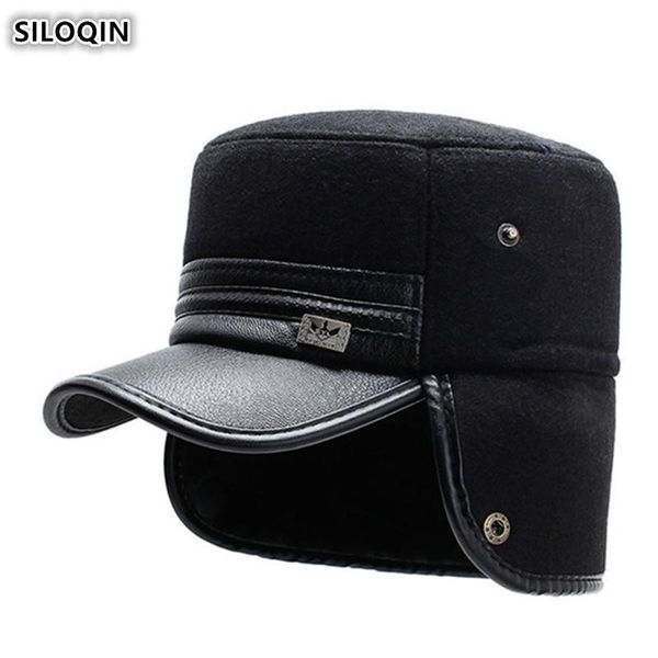 winter men's warm hats army military hat thick velvet fur earmuffs caps flat cap 2021 dad's cold-proof wide brim, Blue;gray
winter men's warm hats army military hat thick velvet fur earmuffs caps flat cap 2021 dad's cold-proof wide brim, Blue;gray