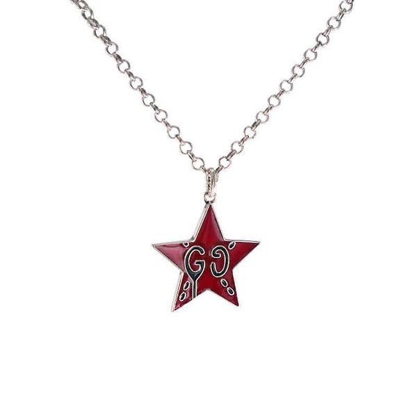 pointed star necklace male hip hop personality couple pendant red star gift for friends jewel, Silver
pointed star necklace male hip hop personality couple pendant red star gift for friends jewel, Silver