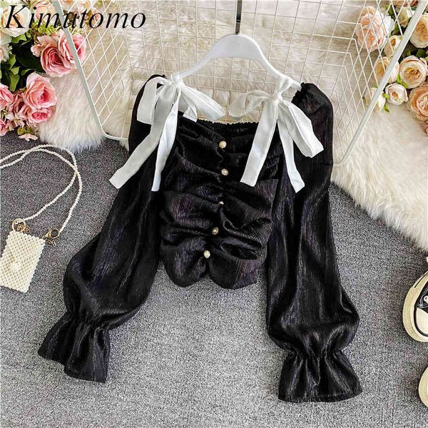 kimutomo women elegant puff sleeve casual blouse ladies chic square collar feminina shirt spring autumn 210521, White
kimutomo women elegant puff sleeve casual blouse ladies chic square collar feminina shirt spring autumn 210521, White