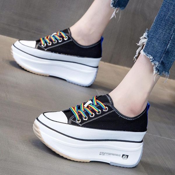 ulzzang 2021 fashion style spring/summer small white shoes enhanced platform inside canvas women dress, Black
ulzzang 2021 fashion style spring/summer small white shoes enhanced platform inside canvas women dress, Black