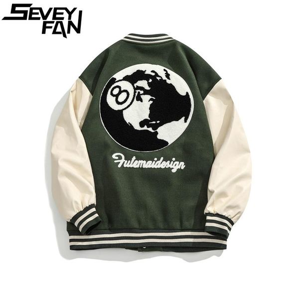 men's jackets seveyfan vintage velvet pu leather patchwork hip hop cartoon embroidery baseball coat for couples, Black;brown
men's jackets seveyfan vintage velvet pu leather patchwork hip hop cartoon embroidery baseball coat for couples, Black;brown