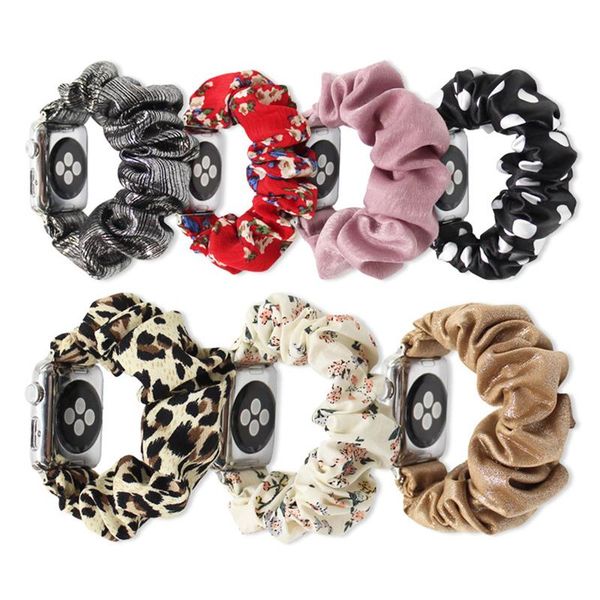 watch bands fashion scrunchie elastic band for 38mm/40mm 42mm/44mm series 5 4 3 2 1 bracelet printed fabric, Black;brown
watch bands fashion scrunchie elastic band for 38mm/40mm 42mm/44mm series 5 4 3 2 1 bracelet printed fabric, Black;brown