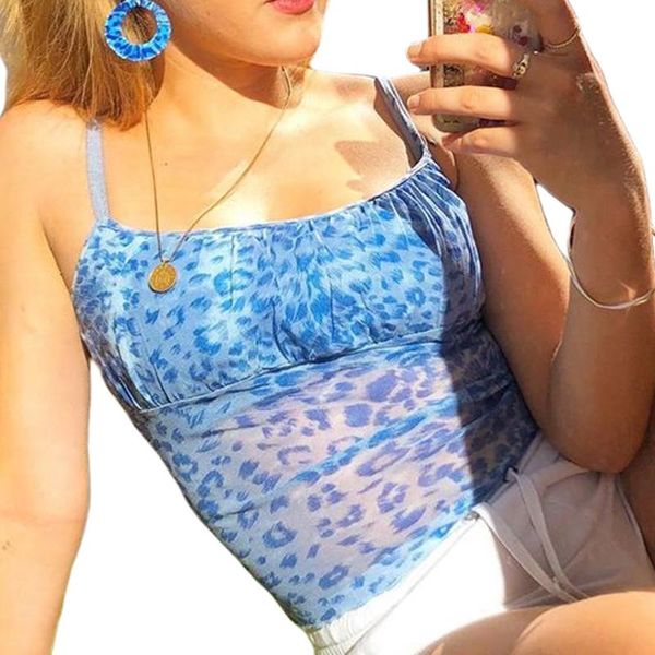 women's tanks & camis cropped shirt sling leopard elastic casual party square neck pleated summer clothes, White
women's tanks & camis cropped shirt sling leopard elastic casual party square neck pleated summer clothes, White