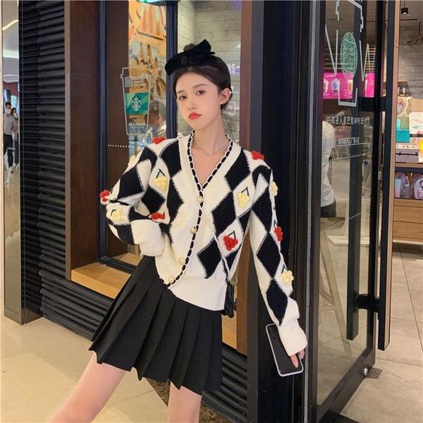 women's knits & tees women cardigan vintage v neck long sleeve pullovers sweater korean lace patchwork jumpers autumn elegant sueter mu, White
women's knits & tees women cardigan vintage v neck long sleeve pullovers sweater korean lace patchwork jumpers autumn elegant sueter mu, White