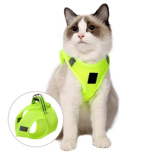 cat collars & leads adjustable soft mesh vest harness leash set breathable walking escape proof p9yb
cat collars & leads adjustable soft mesh vest harness leash set breathable walking escape proof p9yb