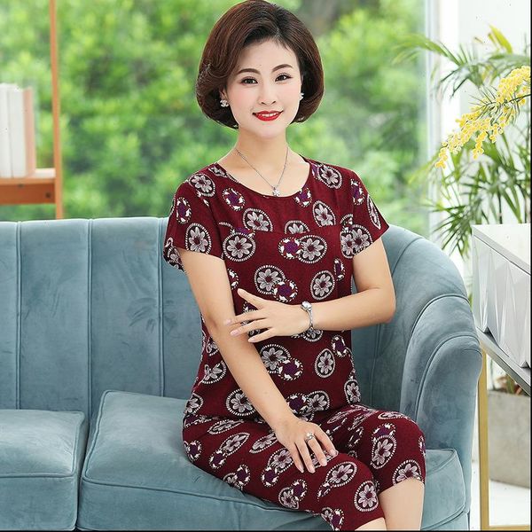 oversize 3xl 4xl pajamas women sleepwear set spring 2pcs o neck short sleeve pants flower casual home wear sleep, Black;red
oversize 3xl 4xl pajamas women sleepwear set spring 2pcs o neck short sleeve pants flower casual home wear sleep, Black;red