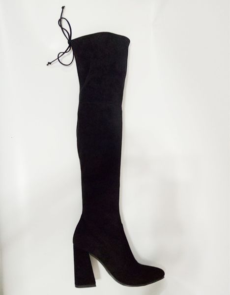 boot woman long in black stilettos stretch tissue thigh women's high on knee high-heeled boots
boot woman long in black stilettos stretch tissue thigh women's high on knee high-heeled boots