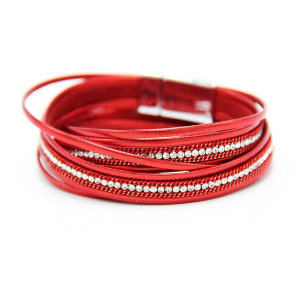 charm bracelets european and american alloy magnetic buckle leather jewelry feather diamond braided freshwater pearl pendant bracelet for wo, Golden;silver
charm bracelets european and american alloy magnetic buckle leather jewelry feather diamond braided freshwater pearl pendant bracelet for wo, Golden;silver