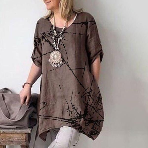 plus size summer fashion casual printed blouse loose tee female women's short sleeve shirt blusas femininas clothing blouses & shir, White
plus size summer fashion casual printed blouse loose tee female women's short sleeve shirt blusas femininas clothing blouses & shir, White
