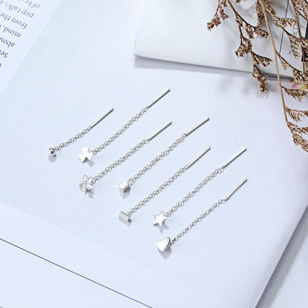 dangle & chandelier s925 ear wire chain eardrop women girls protect hole flower star rhinestone heart tassel earrings drop jewelry, Silver
dangle & chandelier s925 ear wire chain eardrop women girls protect hole flower star rhinestone heart tassel earrings drop jewelry, Silver
