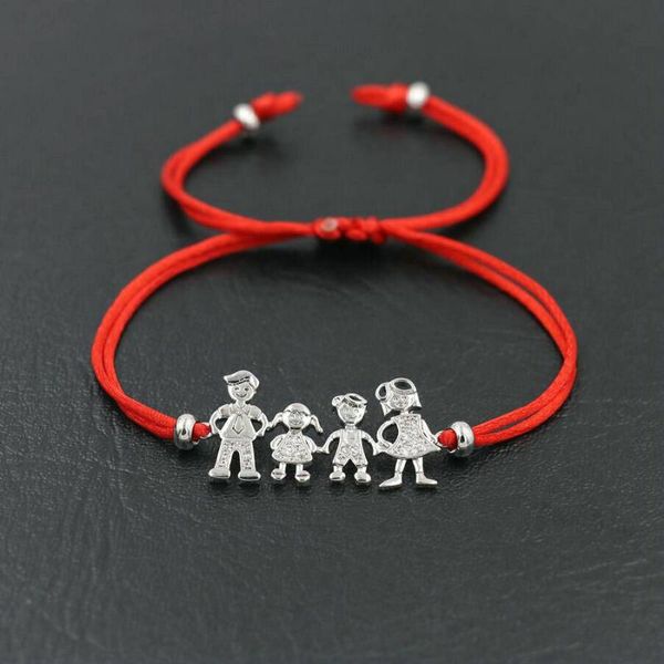 charm bracelets blissful family dad mun girl boy hand in bracelet silver color red rope thread women lovers' gift bijoux, Golden;silver
charm bracelets blissful family dad mun girl boy hand in bracelet silver color red rope thread women lovers' gift bijoux, Golden;silver