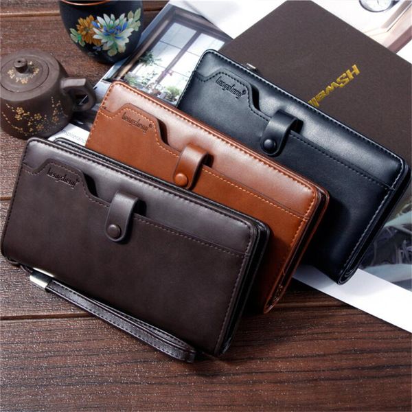 wallets long wallet card holder male purse large capacity for men clutch handbag, Red;black
wallets long wallet card holder male purse large capacity for men clutch handbag, Red;black
