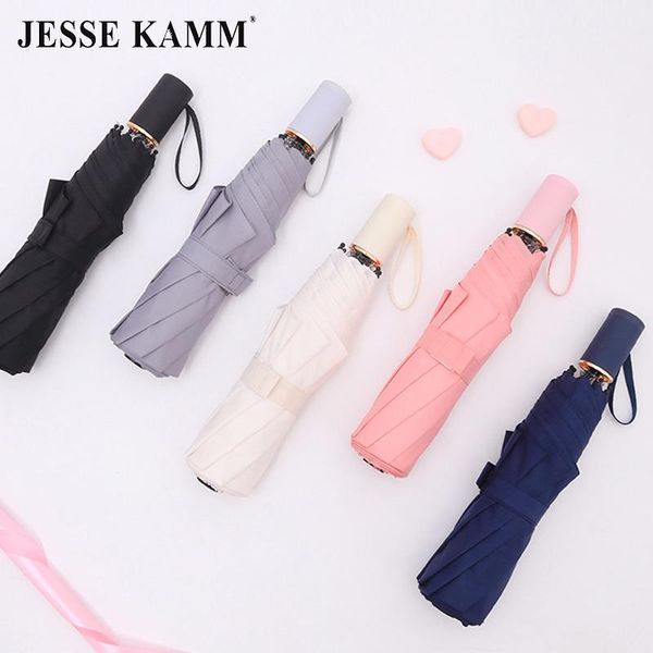umbrellas jesse kamm fully automatic pure color umbrella three folding 190t pongee strong windproof for business men women
umbrellas jesse kamm fully automatic pure color umbrella three folding 190t pongee strong windproof for business men women