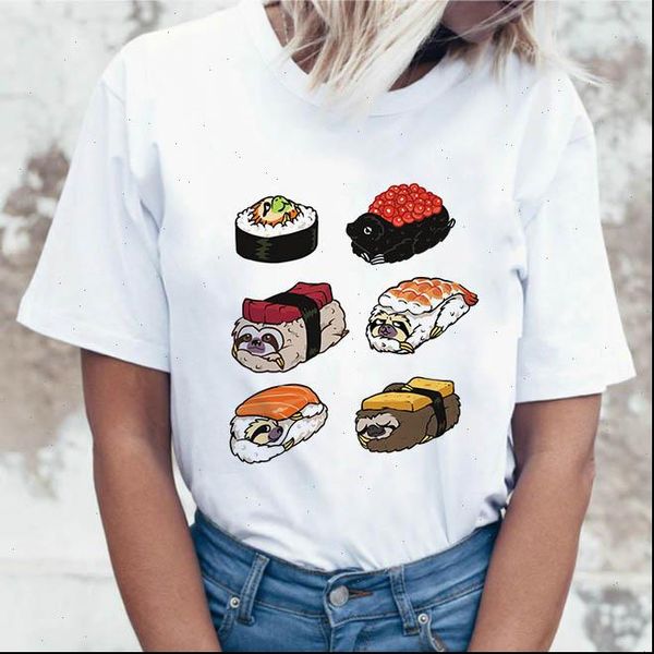 womens t shirt funny cute sushi cats cartoon printed kawaii women fashion summer short sleeve tees cat, White
womens t shirt funny cute sushi cats cartoon printed kawaii women fashion summer short sleeve tees cat, White